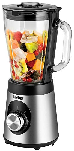 Unold 78625 Standmixer Edel - 1,5 L Volumen, Schwarz, bis 25000 U/Min, mit Edelstahlmesser, BPA-frei, 500 W, Edelstahl, Smoothie, BPA-frei Unold 78625 Standmixer Edel - 1,5 L Volumen, Schwarz, bis 25000 U/Min, mit Edelstahlmesser, BPA-frei, 500 W, Edelstahl, Smoothie, BPA-frei von Unold