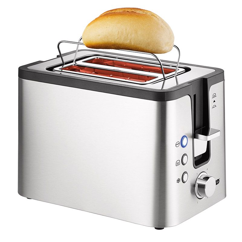 Unold Toaster Kompakt 2 Scheiben, 800 Watt, silber von Unold