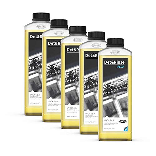 5x UNOX Det&Rinse Reinigungsmittel für Cheftop und Bakertop (50x1l) von Unox