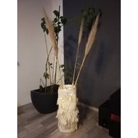 Makramee - Bodenvase | Nur Für Trockenblumen, Da Sie Mit Fester Folie Hergestellt Ist von UnserBastelparadies