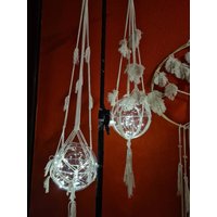 Makramee - Leuchtkugel von UnserBastelparadies