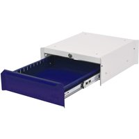 Bedrunka+Hirth Unterbauschrank mit 1 Schublade für Arbeitsplatzsystem Tisch, HxBxT 140 x 370 x 400 mm, kobaltblau von Bedrunka+Hirth