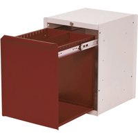 Bedrunka+Hirth Unterbauschrank mit 1 Schublade für Arbeitsplatzsystem Tisch, HxBxT 500 x 370 x 400 mm, rubinrot von Bedrunka+Hirth
