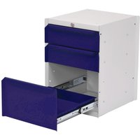 Bedrunka+Hirth Unterbauschrank mit 3 Schubladen für Arbeitsplatzsystem Tisch, HxBxT 500 x 370 x 400 mm, kobaltblau Bedrunka+Hirth Unterbauschrank mit 3 Schubladen für Arbeitsplatzsystem Tisch, HxBxT 500 x 370 x 400 mm, kobaltblau von Bedrunka+Hirth