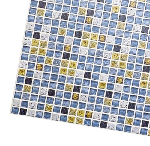 3D PVC Wandpaneele | Deckenpaneele | Paneele Mosaikoptik | 1 Platte - 0.5 qm | Wanddeko | Wandverkleidung | Wasserfest - Atlantis von Untitled