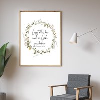 Christliches Poster | 1. Korinther 16, 14 in Din A3 Und A4 Mit Bibelvers von UnvergMomenteDesign
