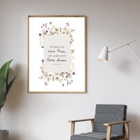 Christliches Poster | Josua 24, 15 in Din A3 Und A4 Mit Bibelvers von UnvergMomenteDesign