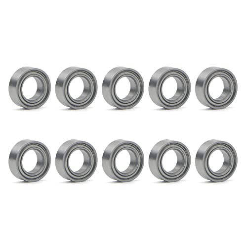 Unxuey 10 Stück Set 4x7x2,5 mm Rillenkugellager Modell Longboard Miniatur-Skateboardlager MR74ZZ L-740ZZ 674ZZ von Unxuey