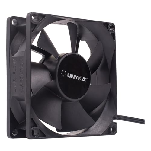 UNYKAch 51786 PC-Gehäuselüfter, Kühler, 8 cm, 2000 U/min, 19 dB, Schwarz UNYKAch 51786 PC-Gehäuselüfter, Kühler, 8 cm, 2000 U/min, 19 dB, Schwarz von Unykach