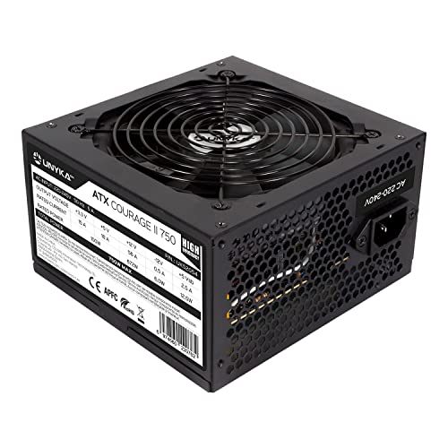 UNYKAch ATX Courage II Netzteil 750 W, hohe Effizienz, mit aktivem PFC und super leisem Ventilator, speziell für Profis und Gaming UNYKAch ATX Courage II Netzteil 750 W, hohe Effizienz, mit aktivem PFC und super leisem Ventilator, speziell für Profis und Gaming von Unykach