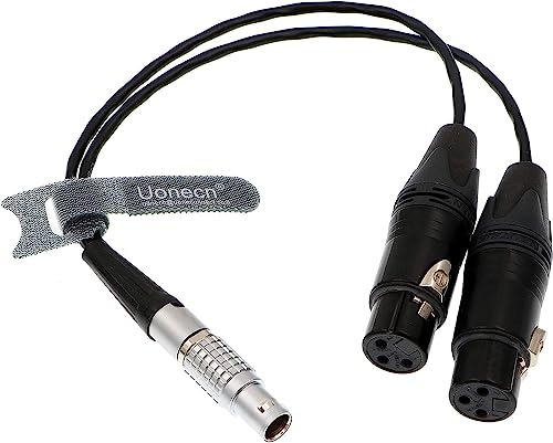 Uonecn 10 Pin auf Dual XLR 3 Pin Female Plug Breakout Cable for Atomos Audio Splitter Cable for Shogun Monitor Recorder 30cm Uonecn 10 Pin auf Dual XLR 3 Pin Female Plug Breakout Cable for Atomos Audio Splitter Cable for Shogun Monitor Recorder 30cm von Uonecn