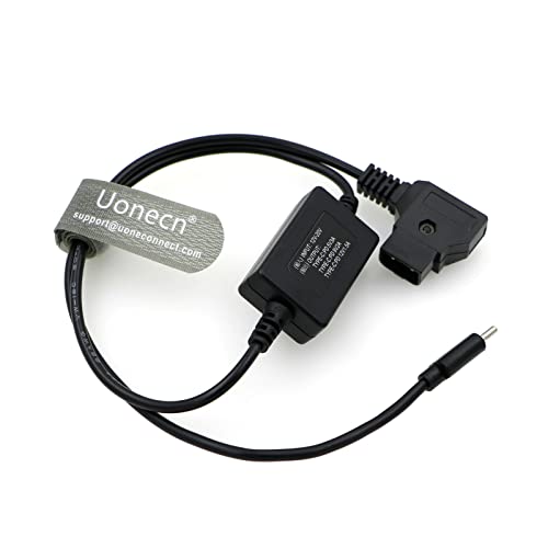 Uonecn D-Tap auf PD USB-C Typ-C Adapter Schnellladekabel 5V 3A| 9V 2A| 12V 1.5A für Kamera 60cm. von Uonecn