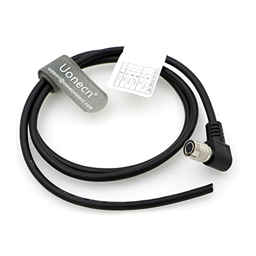 Uonecn Hirose HR10A-7P-6S Basler AVT GIGE CCD Industriekamera Strom rechtwinklig 6-Pin Female Datenkabel 1 Meter (C-Type) von Uonecn