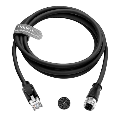 Uonecn M12 X-Code 8-polig Female auf RJ45 Ethernetkabel Cat6a Hochflexibel Geschirmt für Cognex Keyence Basler Industrieautomation Feldbus-Modul 20m Uonecn M12 X-Code 8-polig Female auf RJ45 Ethernetkabel Cat6a Hochflexibel Geschirmt für Cognex Keyence Basler Industrieautomation Feldbus-Modul 20m von Uonecn