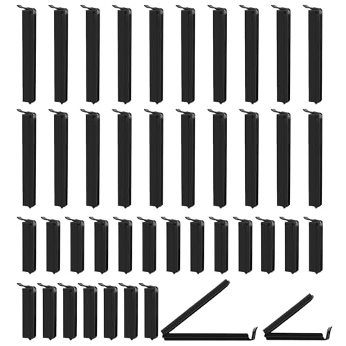 Uonekamo 40 Stück Verschlussclips,6cm/11cm Lang Tütenclips,Verschlussclips Für Beutel,Lebensmittel Clips Für Tüten Aus Kunststoff, Verschlussklammern Für Kaffee Snacks Nüsse Kekse Süßigkeit (40) von Uonekamo