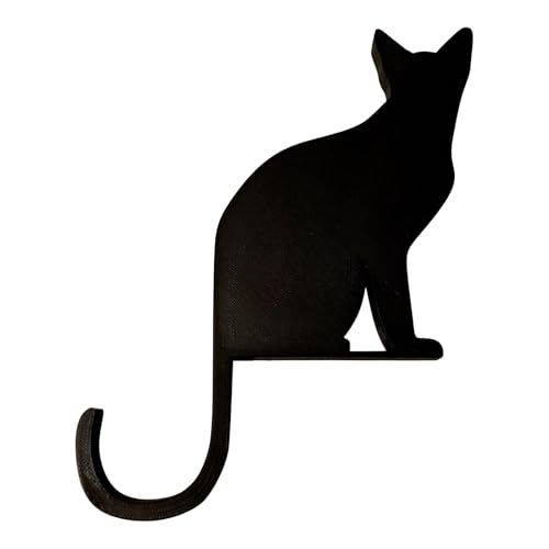 Cat Hook, Cat-Shaped Key Organizer, 7.48x6.5x0.39 Inches No-Drill Wall Mount Rack, Cute and Functional Design for Entryway, Kitchen, Dorm Room, Bedroom, Living Room, Home Decor Storage Cat Hook, Cat-Shaped Key Organizer, 7.48x6.5x0.39 Inches No-Drill Wall Mount Rack, Cute and Functional Design for Entryway, Kitchen, Dorm Room, Bedroom, Living Room, Home Decor Storage von Uonguon