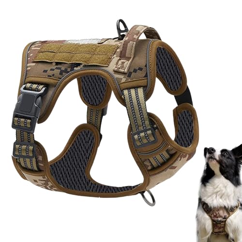 Dog Harness, No Pull Vest Harness, Adjustable Collar Design, Comfortable Secure Fit for Medium Large Outdoor Rescue Hunting Tasks Search Running Trainers Daily Training Walking Dog Harness, No Pull Vest Harness, Adjustable Collar Design, Comfortable Secure Fit for Medium Large Outdoor Rescue Hunting Tasks Search Running Trainers Daily Training Walking von Uonguon