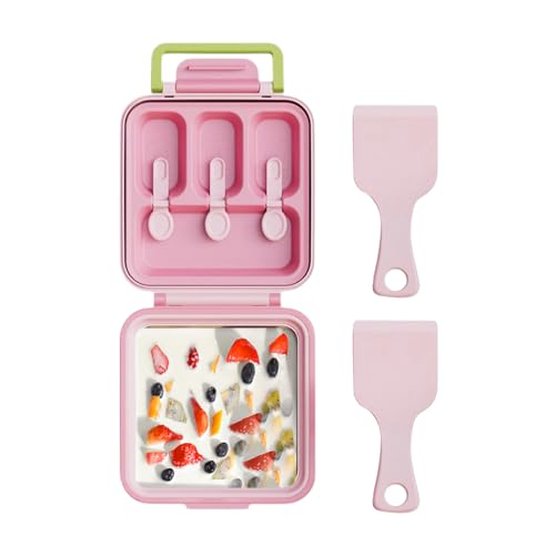 Ice Molds Popsicles, 2 in 1 Homemade Yogurt Molds, 8.54x7.52x2.9 inches Compact Dessert Maker, Kitchen Gadget for Summer Treats with Reusable Sticks and Easy Release Design Ice Molds Popsicles, 2 in 1 Homemade Yogurt Molds, 8.54x7.52x2.9 inches Compact Dessert Maker, Kitchen Gadget for Summer Treats with Reusable Sticks and Easy Release Design von Uonguon