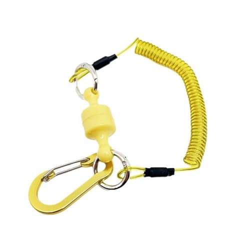 Magnetic Net Retractor, Trout Fishing Gear, Quick Release Fish Carabiner Tool, Fishing Accessories for Easy Net Access, Backpacking Charter Trips, 5.91x3.15x1.18 Inches von Uonguon