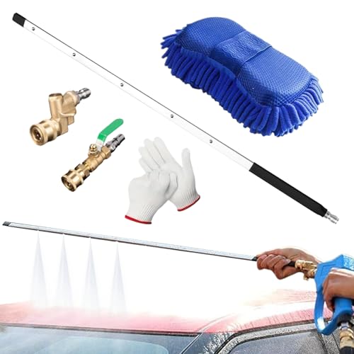 Radiator Cleaning Wand, High Pressure Washing Rod with Nozzle Tips and Quick Couplers, 23.62 inches Flush Tool for HVAC, Car, RV, Truck, Home, Compact Gutter Cleaner Radiator Cleaning Wand, High Pressure Washing Rod with Nozzle Tips and Quick Couplers, 23.62 inches Flush Tool for HVAC, Car, RV, Truck, Home, Compact Gutter Cleaner von Uonguon
