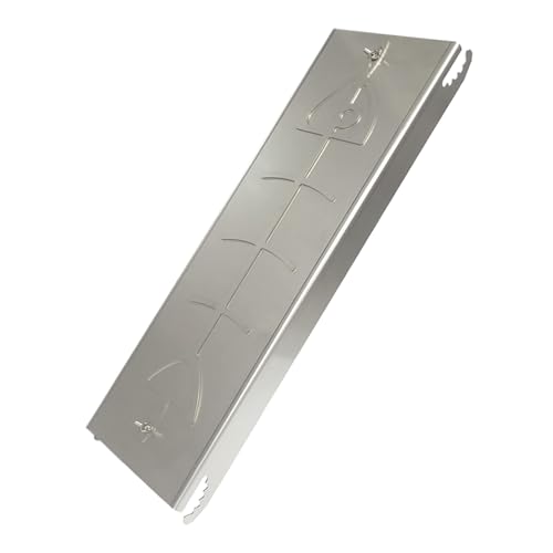 Stainless Steel Flame Salmon Holder, Flat Rack Cookware, Sturdy Secure Design, Smooth Exterior, Outdoor BBQ Fish Grill Rack for Camping, Picnic, Fishing, Patio, Lawn, Backyard von Uonguon