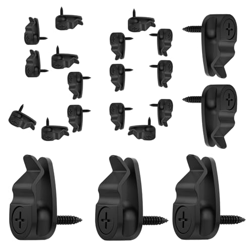 String Light Clips Outdoor, Heavy Duty Light Hook, Waterproof Hanger, 50Pcs Holder Set, Secure Reusable for Display Art Craft Decoration Home Photo Holiday Party Lighting von Uonguon