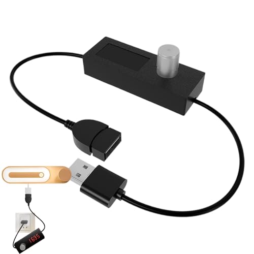 USB Timer Switching Cord Wire, Adjustable Energy Off Timing Button, 27.56 Inches Compact Electrical Cord, Convenient Powers Control Device for Home Business Professional USB Timer Switching Cord Wire, Adjustable Energy Off Timing Button, 27.56 Inches Compact Electrical Cord, Convenient Powers Control Device for Home Business Professional von Uonguon