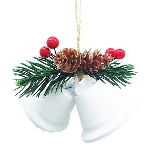 Weihnachtsdekoration Kunsthandwerk,Weihnachtsschmuck Glocke | Hängbare Deko Rustikal Fenster Laden Zuhause Fest Party von Uonguon