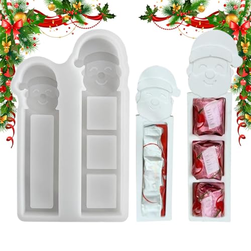 Weihnachtsformen Silikon Nikolaus Design,Festliche Silikonformen | Niedliche Förmchen Für Seife Kekse Füllung Deko Süßigkeiten Festtagsbasteln Weihnachtsformen Silikon Nikolaus Design,Festliche Silikonformen | Niedliche Förmchen Für Seife Kekse Füllung Deko Süßigkeiten Festtagsbasteln von Uonguon