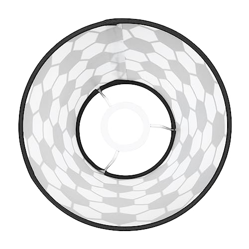 1 Stück Vintage Stofflampenschirm Retro Tischlampe mit Dekorativem für Wohnzimmer Schlafzimmer und Installieren Augenschonend und Langlebig von Uonlytech