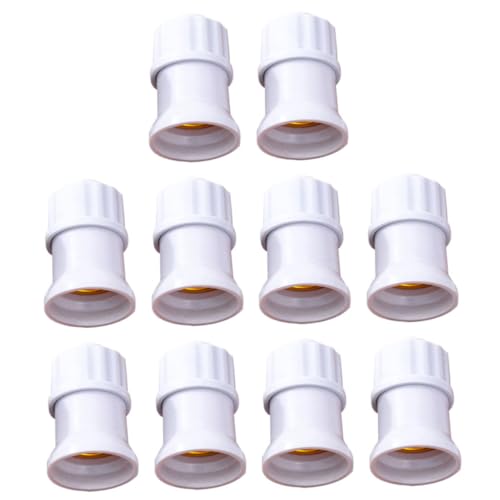 10 Stück Lampenfassung Lichthalter Hochwertigem Material für Diy Beleuchtung Restaurierung Alter Lampen Vielseitig Einsetzbar für Verschiedene Lichtinstallationen von Uonlytech
