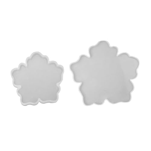 2 Stück Silikon Gießform Blumenform Diy Untersetzer für Bastelprojekte Wiederverwendbar Fadenfest Leicht zu Reinigen für Epoxidharz und Kunsthandwerk 2 Stück Silikon Gießform Blumenform Diy Untersetzer für Bastelprojekte Wiederverwendbar Fadenfest Leicht zu Reinigen für Epoxidharz und Kunsthandwerk von Uonlytech