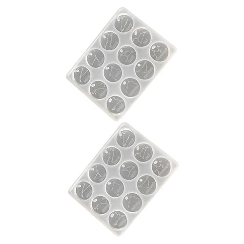 2Stücke Kristall Epoxidharz Form für DIY Sternbilder Silikonform Transparente Gießform für Schmuck und Langlebig und von Uonlytech