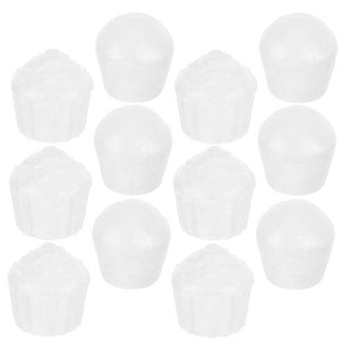 5 Sätze DIY Cupcake Modell Unvollendete Kunsthandwerkszubehör Für Bastelprojekte Und Tortendekoration 12 Stück * 5 von Uonlytech