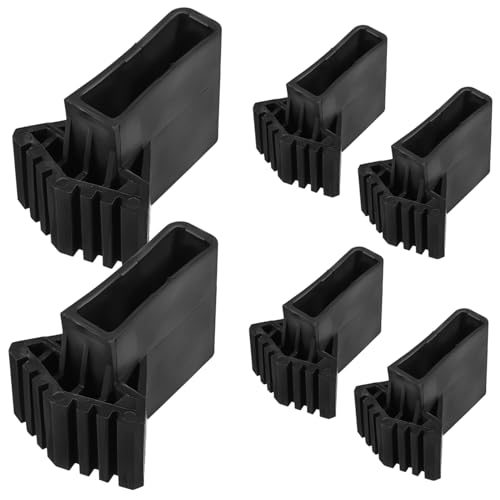 6er-pack Leitermatten Ohne Füße Schwarze Leiterpolster Für Und Stabilität von Uonlytech