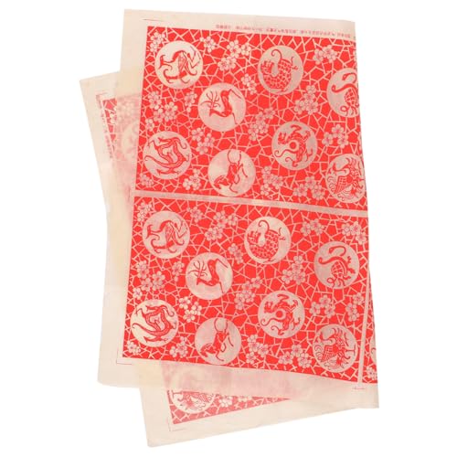 Uonlytech 1 Blatt Keramik Unterglasurpapier Dekorationspapier für DIY Töpferarbeiten Klassisches Design Praktische Anwendung Hohe Temperaturbeständigkeit für Projekte von Uonlytech