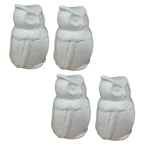 Uonlytech 4stücke STK Junge Mädchen Spielzeug Deko Zubehör Handgemachte Eule Ornament Lieferung Für Basteln Und Malen von Uonlytech
