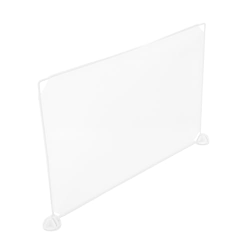 Uonlytech 1 Satz Desktop-Trennwand Teiler Bildschirmbereich Hustenschutzbrett selbststehend Niesschutz-Panel-Desktop Spuckschutz Niesschutzgitter pp Transparent Uonlytech 1 Satz Desktop-Trennwand Teiler Bildschirmbereich Hustenschutzbrett selbststehend Niesschutz-Panel-Desktop Spuckschutz Niesschutzgitter pp Transparent von Uonlytech