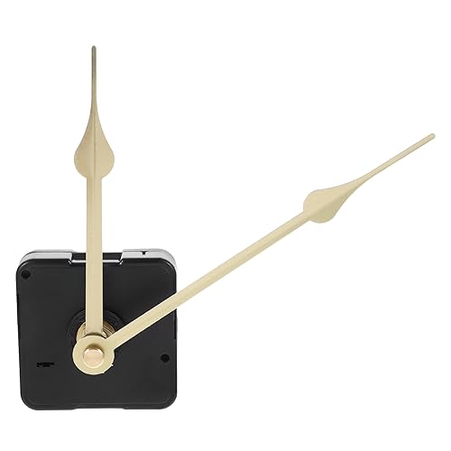 Uonlytech 1 Satz Einstellbarer Uhrmechanismus mit Langem Schaft Batteriebetriebenes Geräuschloses Uhrwerk für DIY Wanduhr Projekte Zeiger für Präzise Zeitmessung von Uonlytech