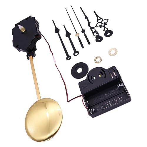 Uonlytech 1 Satz Glockenspiel Oszillierende Bewegung Chime Pendel Uhr Ersatz-uhrwerk Elektrisches Uhrwerk Wanduhrwerk Mit Schlagwerk Und Pendelwerk DIY-Uhr Ersetzen Metall von Uonlytech