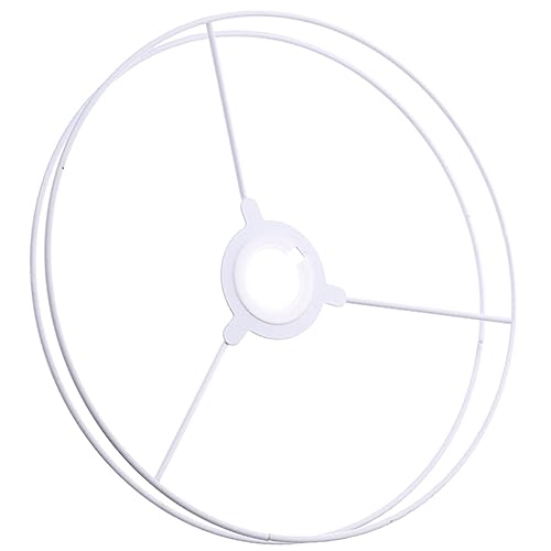 Uonlytech 1 Satz Hängelampe Lampenschirm Gestell Rohling Ring Rahmen Metall Drahtgestell Pendelleuchte Schirm DIY E27 Eisen Ersatz Lampe Ersatzschirm Wandlampe Tischlampe Stehlampe von Uonlytech