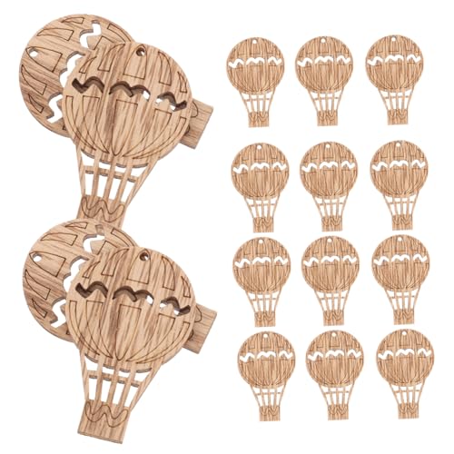 Uonlytech 1 Satz Heißluftballon Holzscheiben Handgefertigte Holzornamente Für Diy Projekte Für Partys Und Weihnachtsdekorationen Leicht Und Vielseitig Einsetzbar 30 Stück Uonlytech 1 Satz Heißluftballon Holzscheiben Handgefertigte Holzornamente Für Diy Projekte Für Partys Und Weihnachtsdekorationen Leicht Und Vielseitig Einsetzbar 30 Stück von Uonlytech