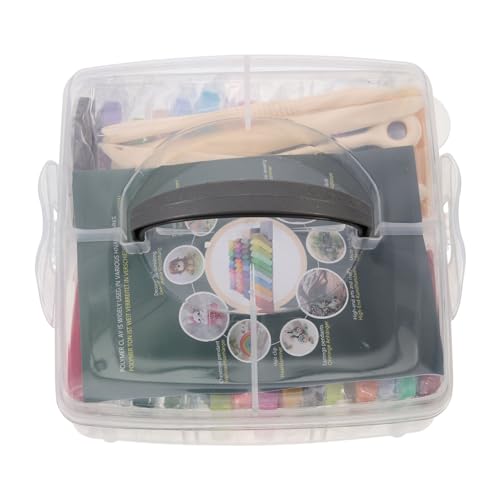 Uonlytech 1 Satz Modellierknete Set für Farben und Zubehör für Diy Schmuck Ohrringe und Kreative Bastelprojekte Uonlytech 1 Satz Modellierknete Set für Farben und Zubehör für Diy Schmuck Ohrringe und Kreative Bastelprojekte von Uonlytech