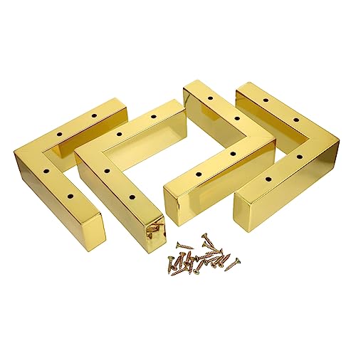 Uonlytech 1 Satz Möbelfüße Verstellbare Möbelbeine für Betten Sofas Tische und Schränke zur Erhöhung und Verbesserung des Goldfarben Uonlytech 1 Satz Möbelfüße Verstellbare Möbelbeine für Betten Sofas Tische und Schränke zur Erhöhung und Verbesserung des Goldfarben von Uonlytech