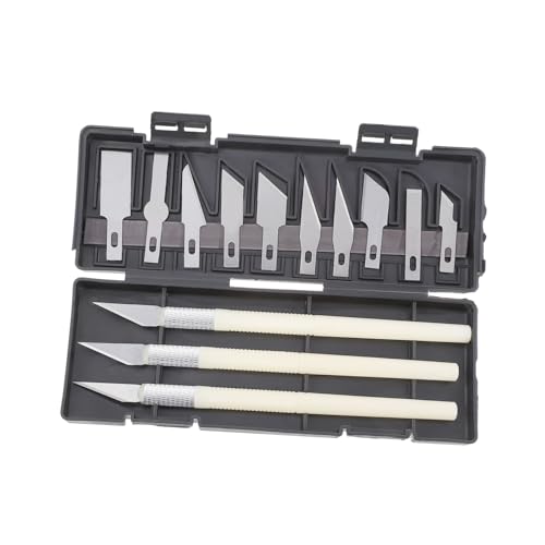 Uonlytech 1 Satz Schnitz Messer Set Hobby-gebrauchsmesser Craft Hobby Gebrauchsmesser Schnitzmesser Präzisionsmesser Schneidmesser Hobbymesser Für Präzisionshandwerk Edelstahl Und Abs von Uonlytech