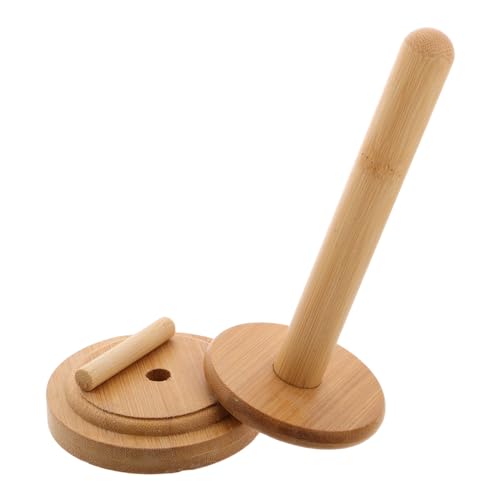 Uonlytech 1satz Holz Garnhalter Mit Drehmechanismus Rotierender Wollspulen Organizer Für Stricken Häkeln Und Basteln Elegantes Design Für Zuhause Und Büro Knotenfreies Garnlager von Uonlytech