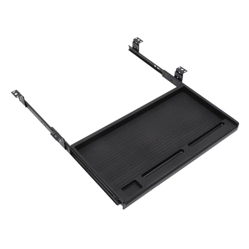 Uonlytech 1 Satz Tastaturablage Herausziehen Unter Dem Schreibtisch Verschiebbare Schublade Tastatur Ergonomisch Tastaturhalter Unter Der Schreibtischablage Groß Office-Tastatur Für Black Pp von Uonlytech
