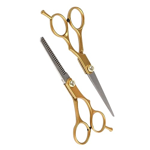 Uonlytech 1 Satz Teiliges Haarschneide Ptfe Friseurschere Ergonomisch Scharf Langlebig Flach Und Effilierschere Für Profi Haarschnitt Und Styling 2 Stück Uonlytech 1 Satz Teiliges Haarschneide Ptfe Friseurschere Ergonomisch Scharf Langlebig Flach Und Effilierschere Für Profi Haarschnitt Und Styling 2 Stück von Uonlytech