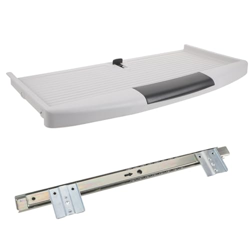 Uonlytech 1 Satz unter der Schreibtischablage schreintischorganizer schieblehre Klaviatur Computertisch Tastaturablage unter Schreibtischauszug Tastaturschublade unter dem Schreibtisch Abs von Uonlytech