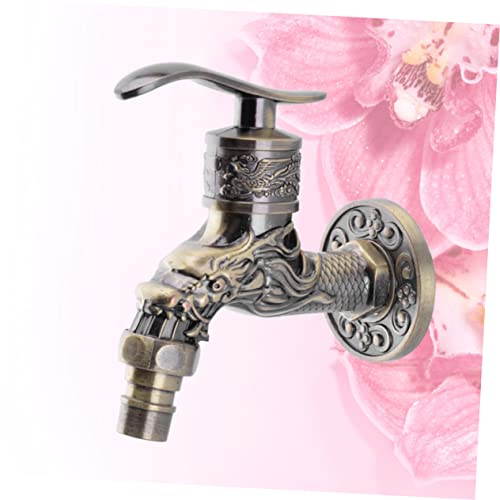 Uonlytech 1 Stück Alloy Kupferkern Wasserhahn Vintage Antiker Wasserhahn für Waschmaschine Multifunktionale Armatur für Küche und Badezimmer Edelstahllegierung Hochwertige Verarbeitung Uonlytech 1 Stück Alloy Kupferkern Wasserhahn Vintage Antiker Wasserhahn für Waschmaschine Multifunktionale Armatur für Küche und Badezimmer Edelstahllegierung Hochwertige Verarbeitung von Uonlytech